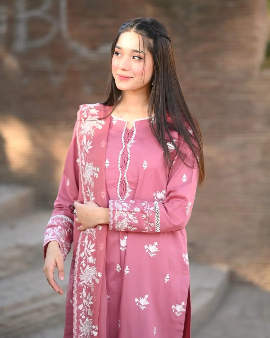 Blush 3 piece Embroidery